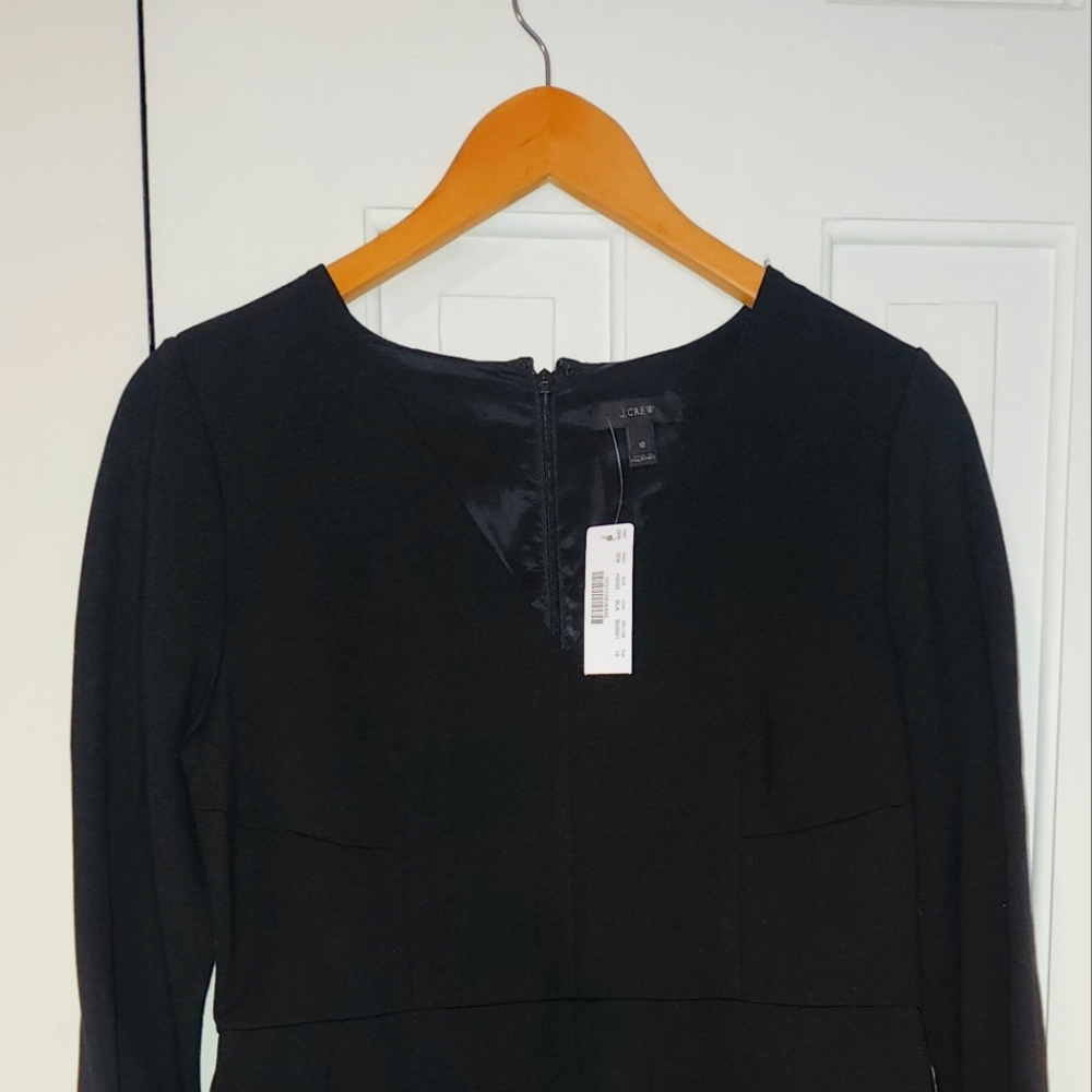 J Crew Sheath Dress, Size 10 regular, black